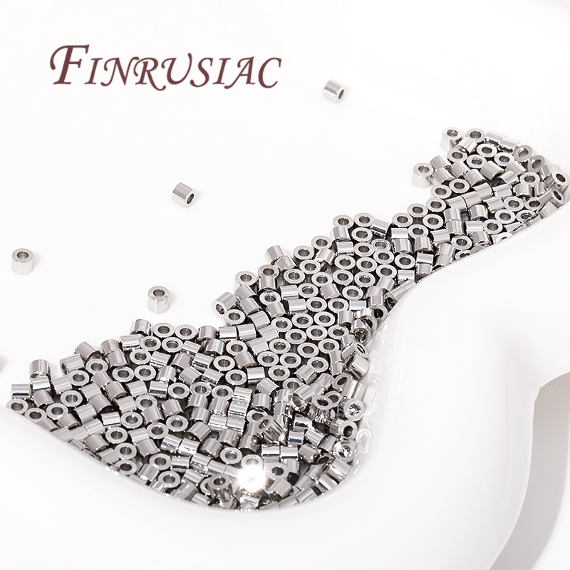 2.5*2mm Tube Beads For Jewelry - Crimp Bead Tube ulasan dan harga