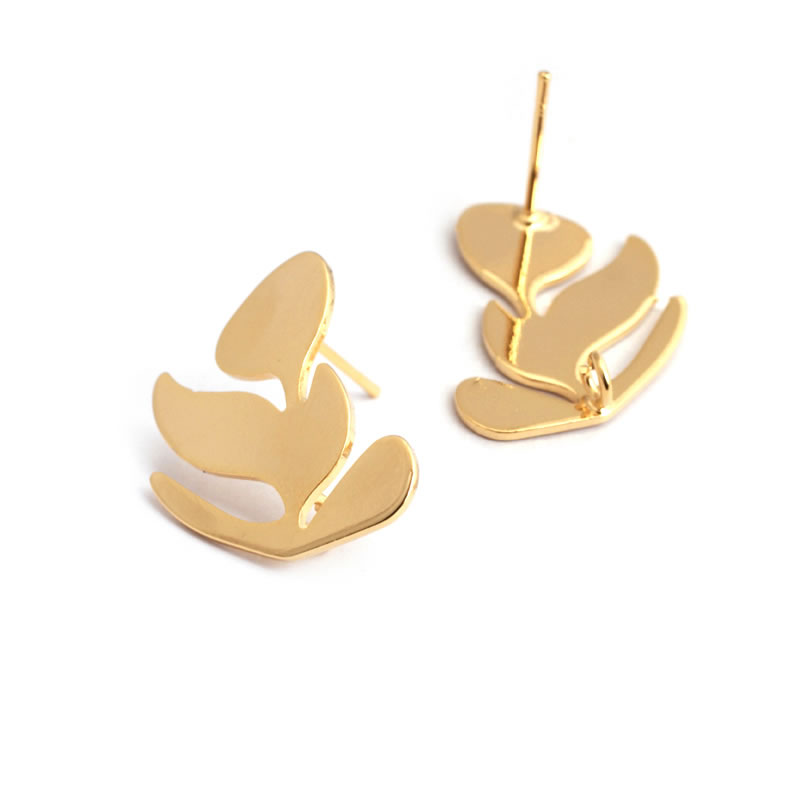 18K Gold Color Brass Lotus Lea - Jewelry Making Soldering Kit ulasan dan harga