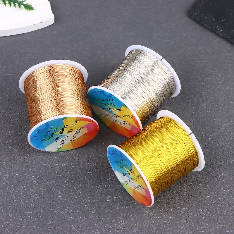 100m/328ft Fadeless Copper Cla - Jewelry Making With Copper Wire ulasan dan harga