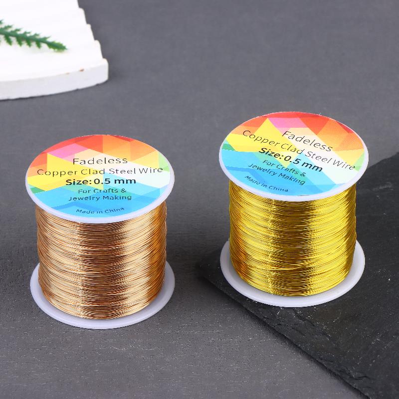 100m/328ft Fadeless Copper Cla - Jewelry Making With Copper Wire ulasan dan harga