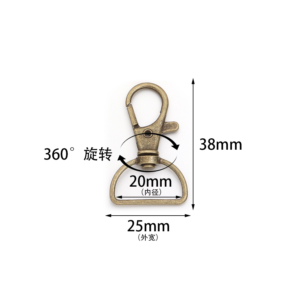 10pcs/lot Metal Swivel Clasps  - Jewelry Making Material ulasan dan harga