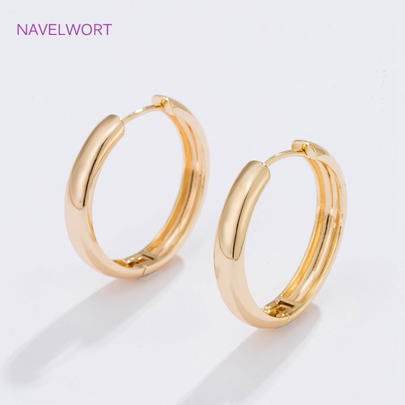 6 Sizes Gold Plated Circle Hoo - Jewelry Making Soldering Kit ulasan dan harga