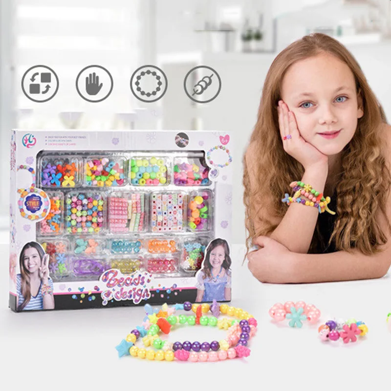 Girls DIY Bead Set Jewelry Mak - Jewelry Making Kit For Kids ulasan dan harga