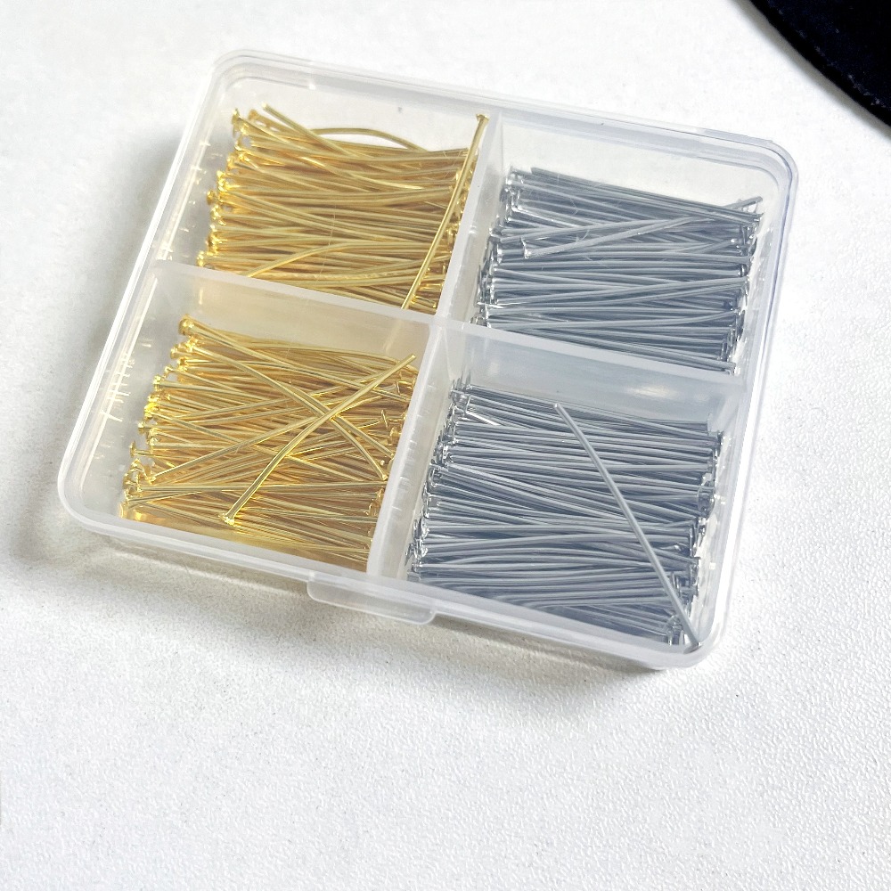 400pcs Mixed Iron Head Pins 30 - Jewelry Making Essentials ulasan dan harga