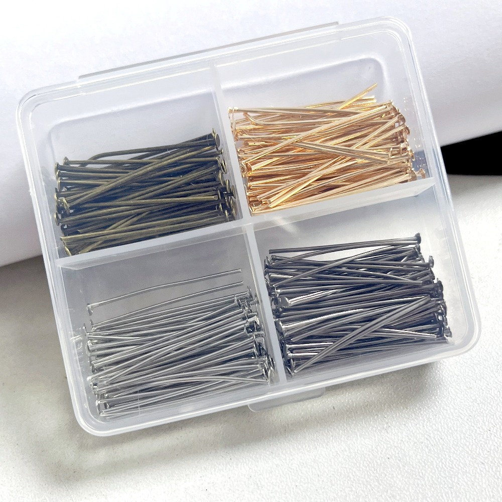 400pcs Mixed Iron Head Pins 30 - Jewelry Making Essentials ulasan dan harga
