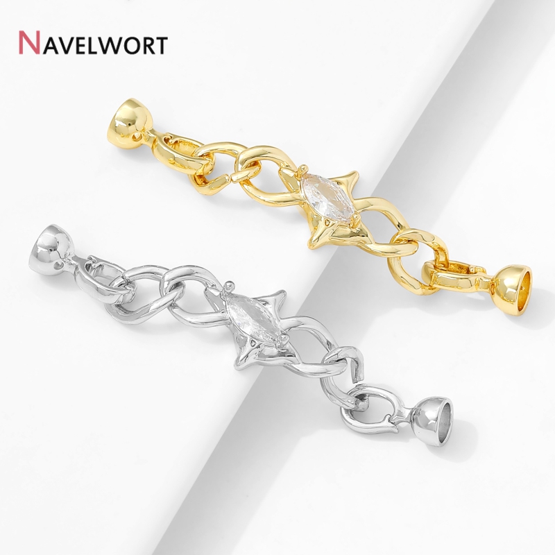 14K Gold Plated Brass Zircon C - Jewelry Making Brass ulasan dan harga