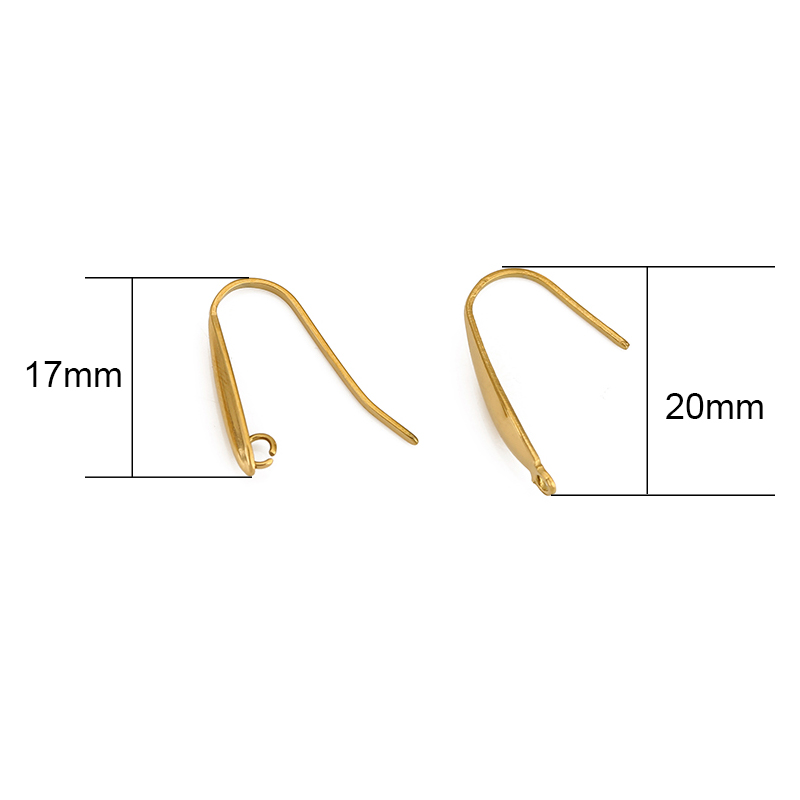 10pcs Never Fade Stainless Ste - Jewelry Making Essentials ulasan dan harga