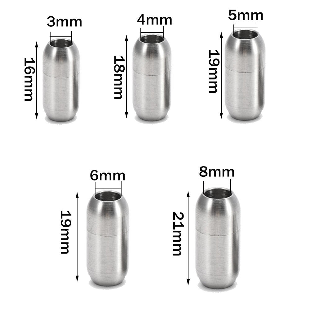 2pcs Stainless Steel Magnetic  - Jewelry Making Metals ulasan dan harga