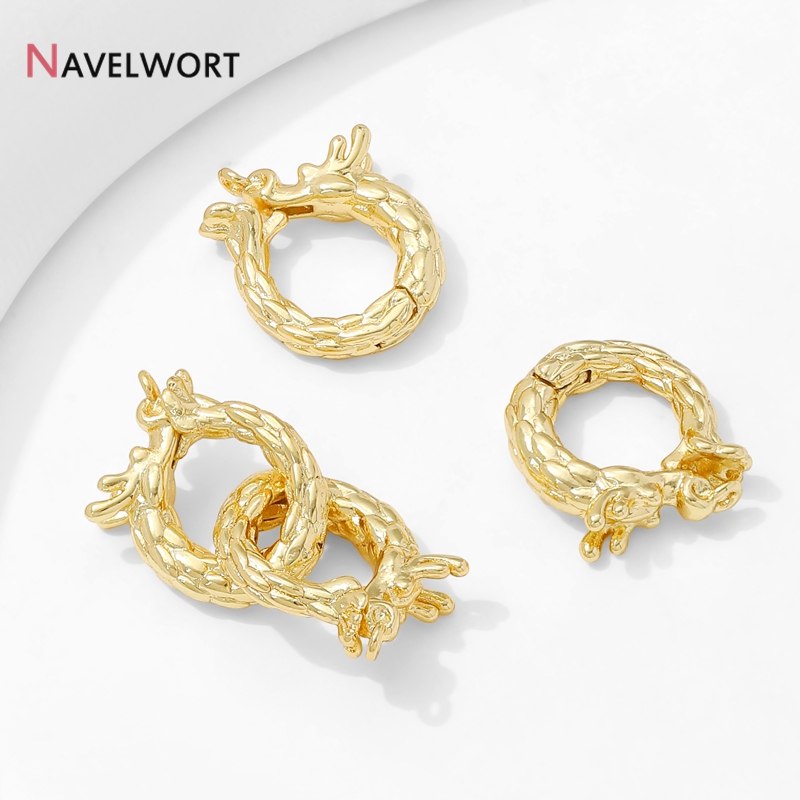 14K Gold Plated Brass Dragon S - Jewelry Making Brass ulasan dan harga