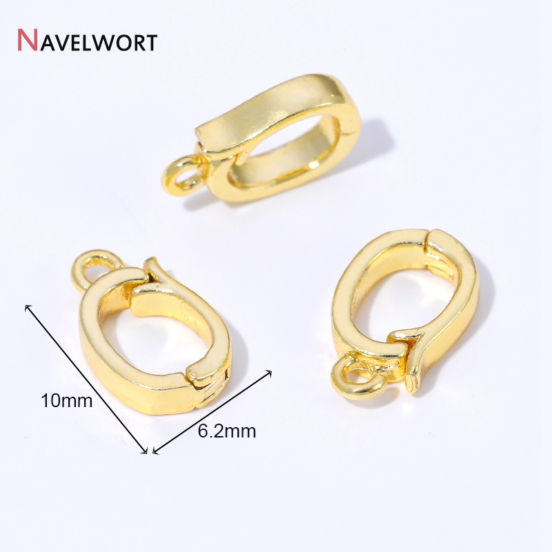 14K/18K Gold Plated Brass Meta - Jewelry Making Material ulasan dan harga