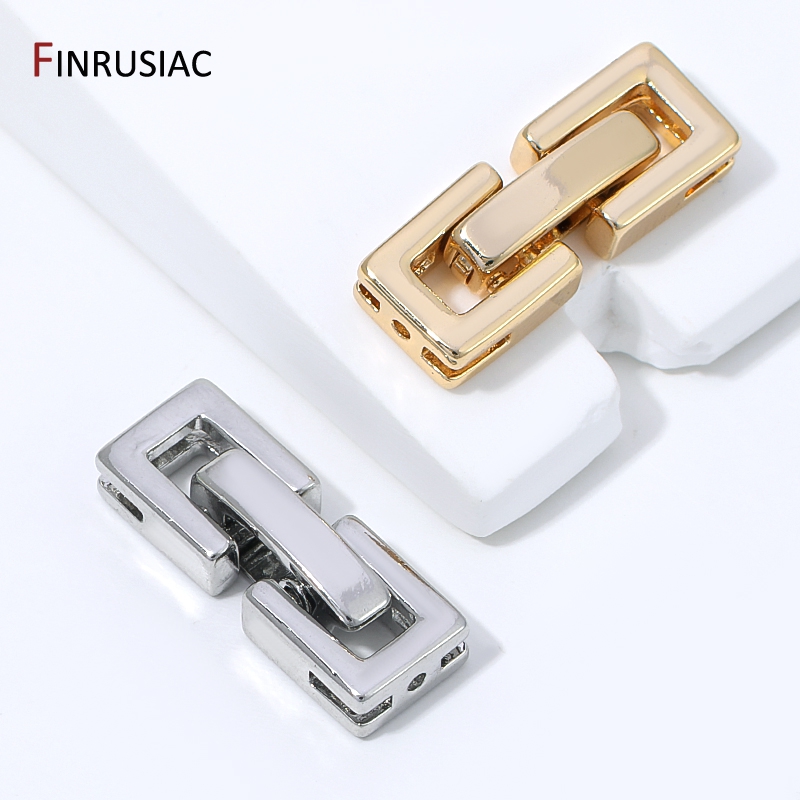 14K Gold Plated Rectangular Pe - Jewelry Making Essentials ulasan dan harga