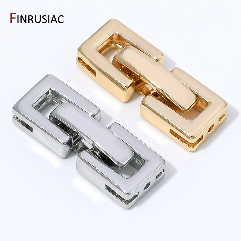 14K Gold Plated Rectangular Pe - Jewelry Making Essentials ulasan dan harga