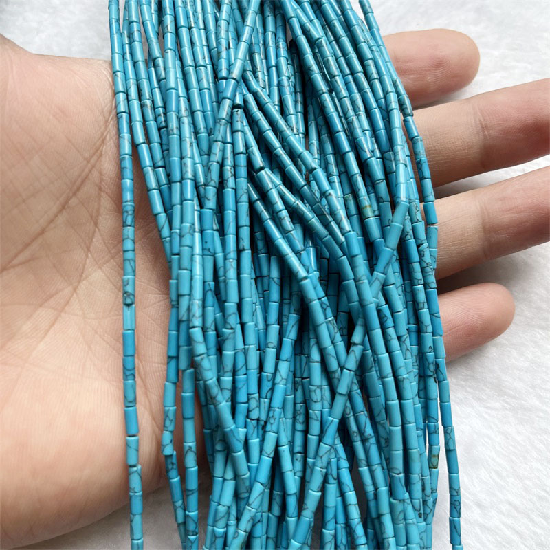 4*2MM Small Size Natural Stone - Crimp Bead Tube ulasan dan harga