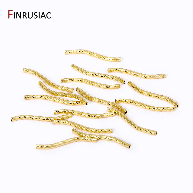 14/18K Gold Plated Brass 20/30 - Crimp Bead Tube ulasan dan harga