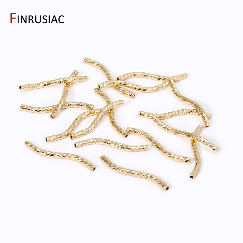 14/18K Gold Plated Brass 20/30 - Crimp Bead Tube ulasan dan harga