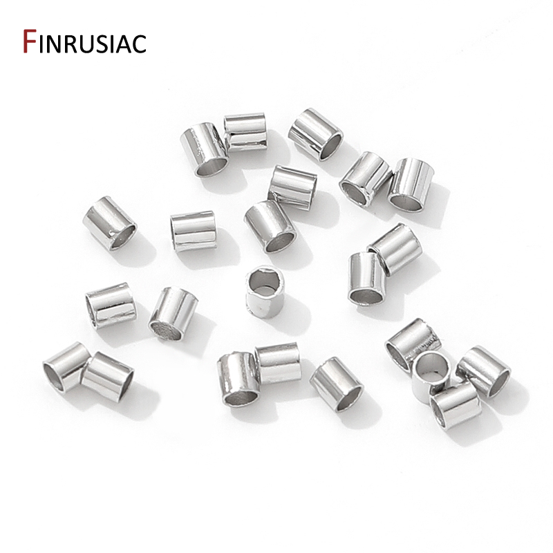 18K Gold Plated Brass Tube Cri - Crimp Bead Tube ulasan dan harga