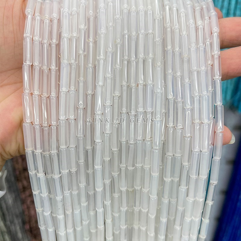 4*13mm Natural Agate Aventurin - Crimp Bead Tube ulasan dan harga