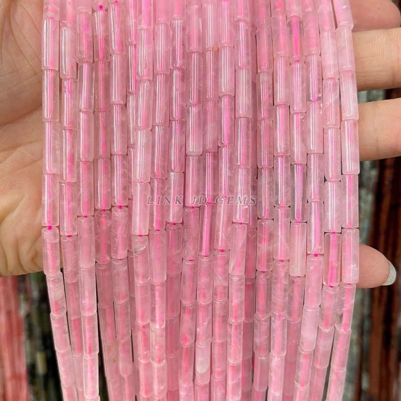 4*13mm Natural Agate Aventurin - Crimp Bead Tube ulasan dan harga