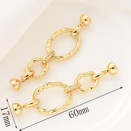 Zircon Fasteners For Bracelets - Jewelry Making Material ulasan dan harga