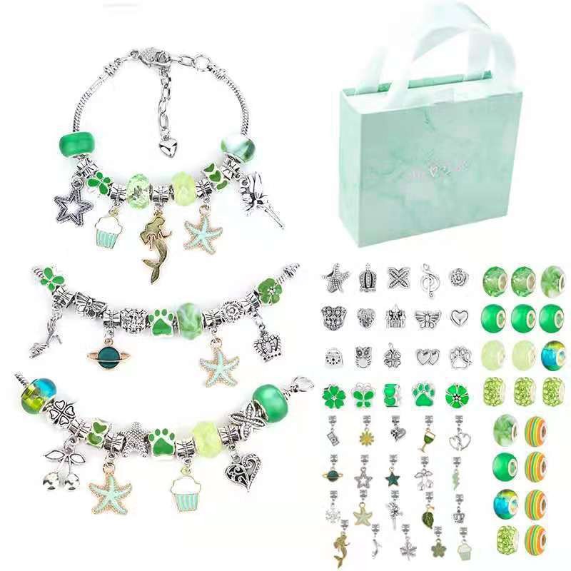 Charm Bracelet Making Kit DIY  - Jewelry Making Kit For Kids ulasan dan harga