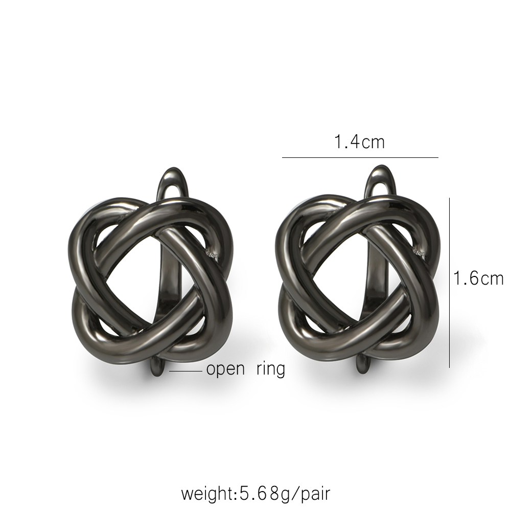 YANASI 1 Pair Gun Black  Brass - Jewelry Making Name ulasan dan harga