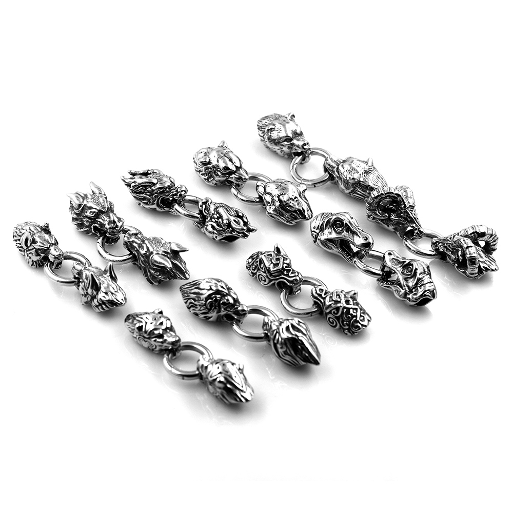 8.0mm Stainless Steel Animal H - Jewelry Making Name ulasan dan harga