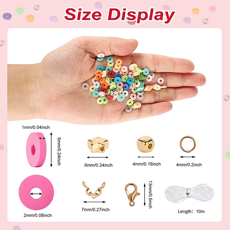 2 Box 24 Rainbow Color Clay Be - Jewelry Making Kit For Kids ulasan dan harga