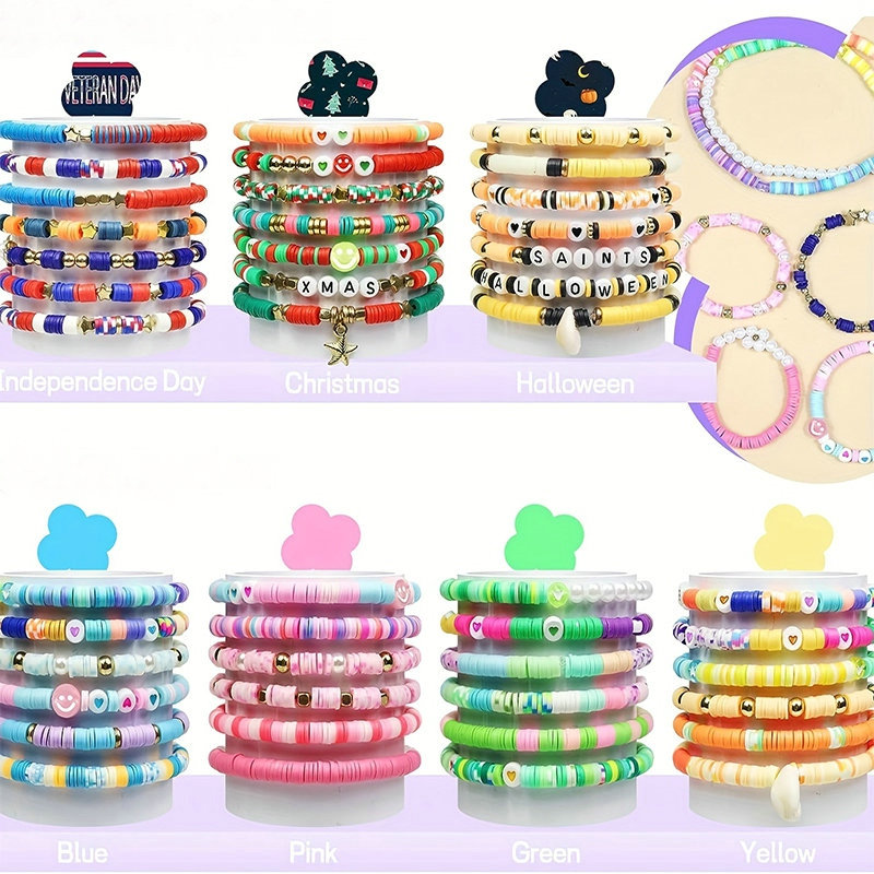 2 Box 24 Rainbow Color Clay Be - Jewelry Making Kit For Kids ulasan dan harga