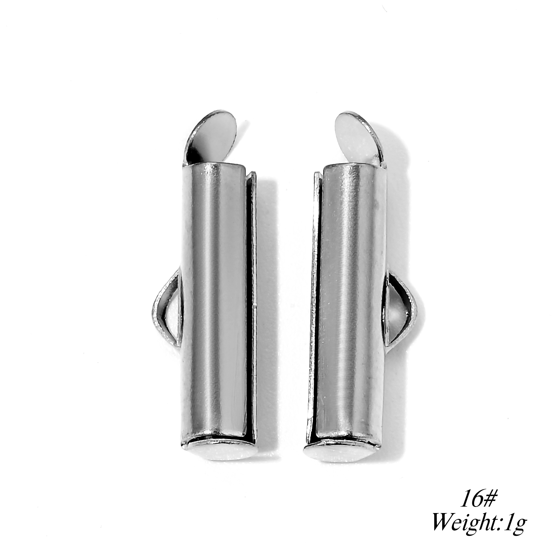 8pcs Stainless Steel Gold Plat - Crimp Bead Tube ulasan dan harga
