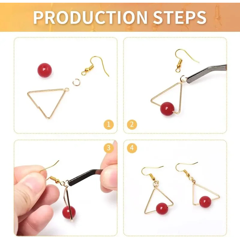 100/500pcs DIY Earring Finding - Jewelry Making Metals ulasan dan harga