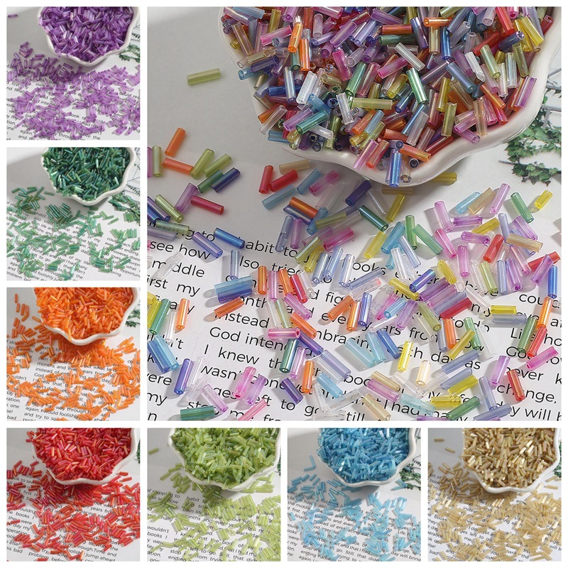 2x7mm 600pcs/lot Rice Shaped C - Crimp Bead Tube ulasan dan harga