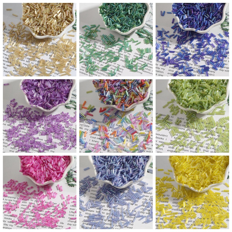 2x7mm 600pcs/lot Rice Shaped C - Crimp Bead Tube ulasan dan harga