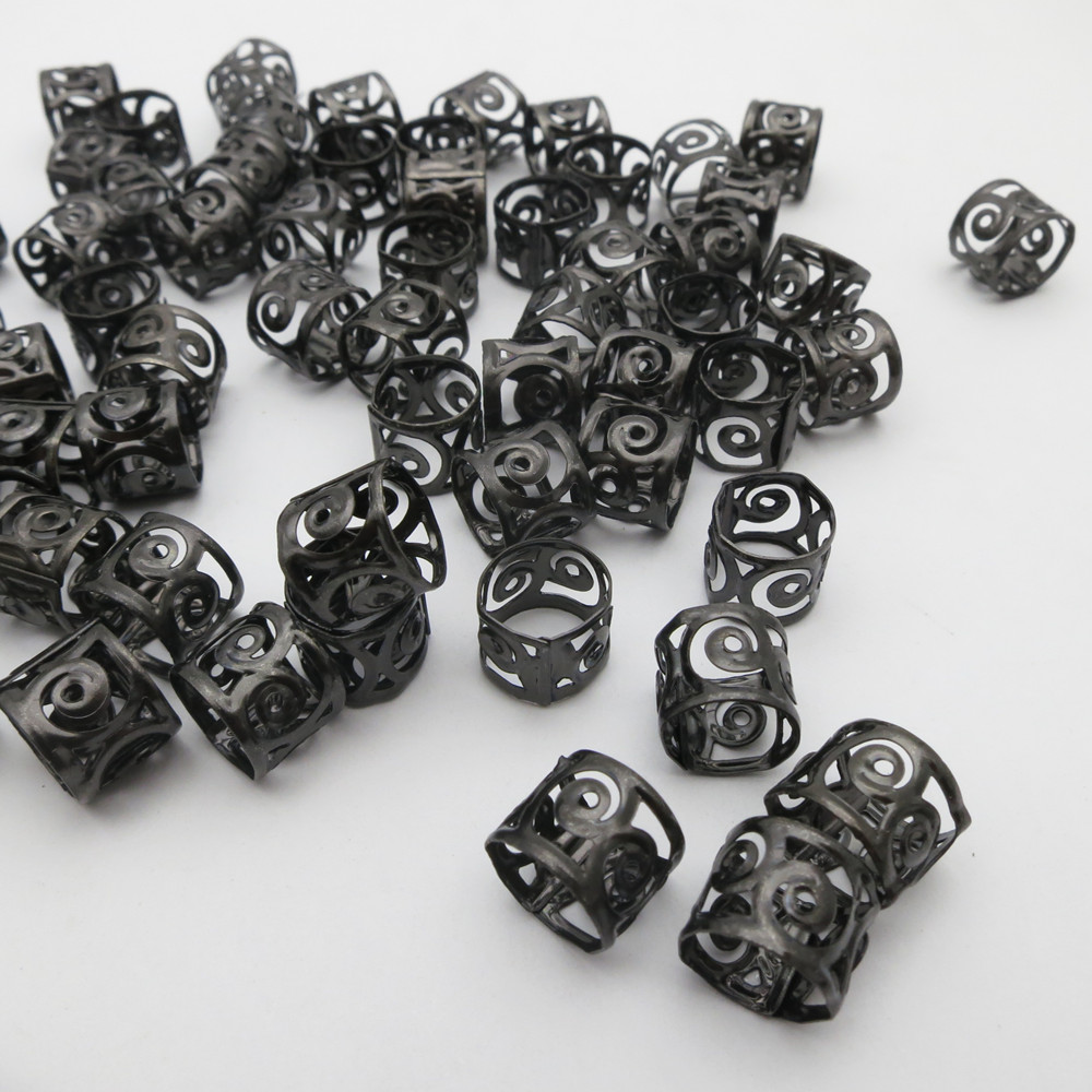 100pcs Hair Beads Jewelry, Bla - Crimp Bead Tube ulasan dan harga