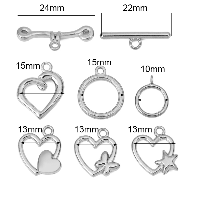 5sets PVD Never Fade Stainless - Jewelry Making Material ulasan dan harga