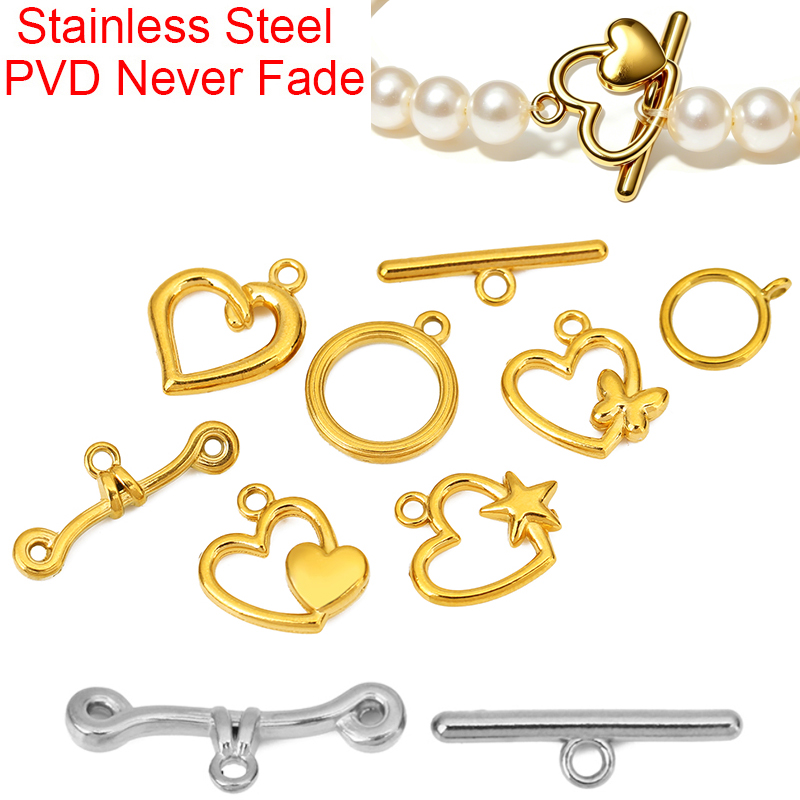 5sets PVD Never Fade Stainless - Jewelry Making Material ulasan dan harga