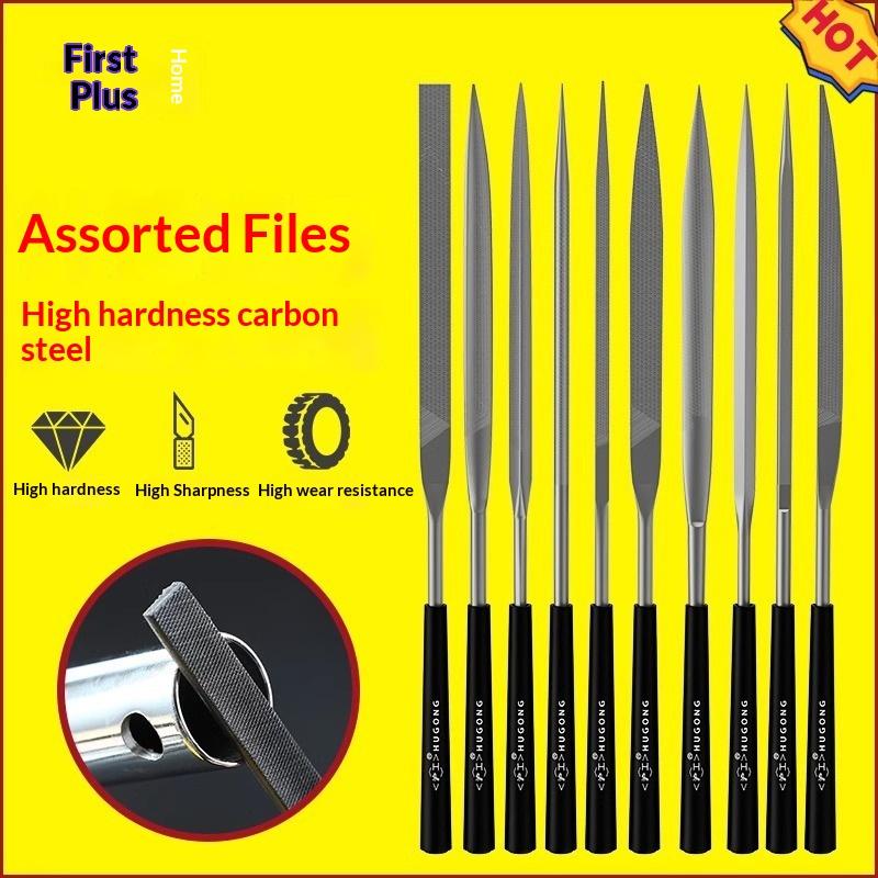 10Pcs Metal Needle File Kit No - Jewelry Making Metals ulasan dan harga