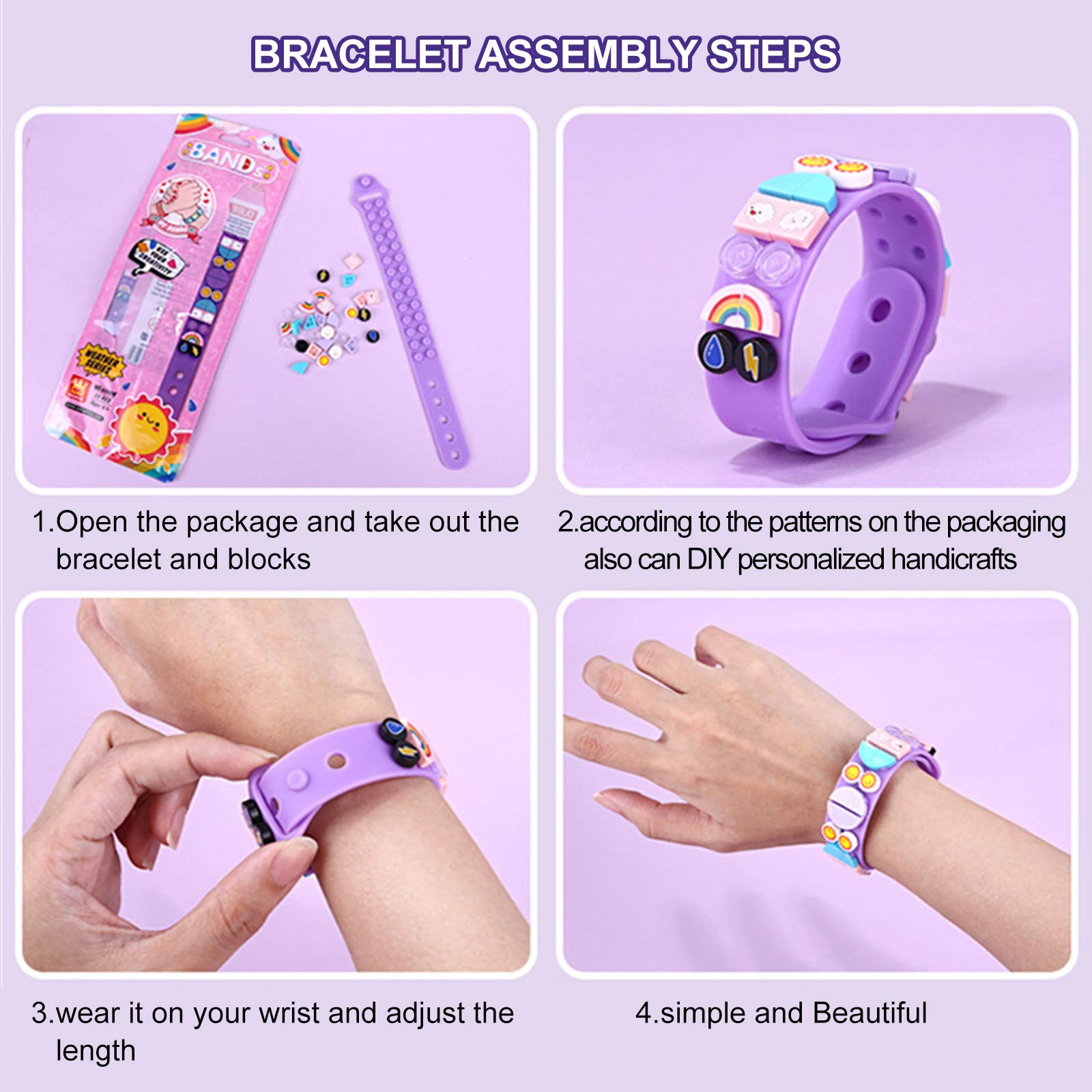 6Pcs/set Kids Building Blocks  - Jewelry Making Kit For Kids ulasan dan harga