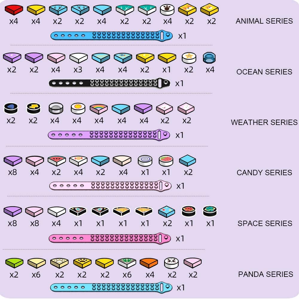 6Pcs/set Kids Building Blocks  - Jewelry Making Kit For Kids ulasan dan harga