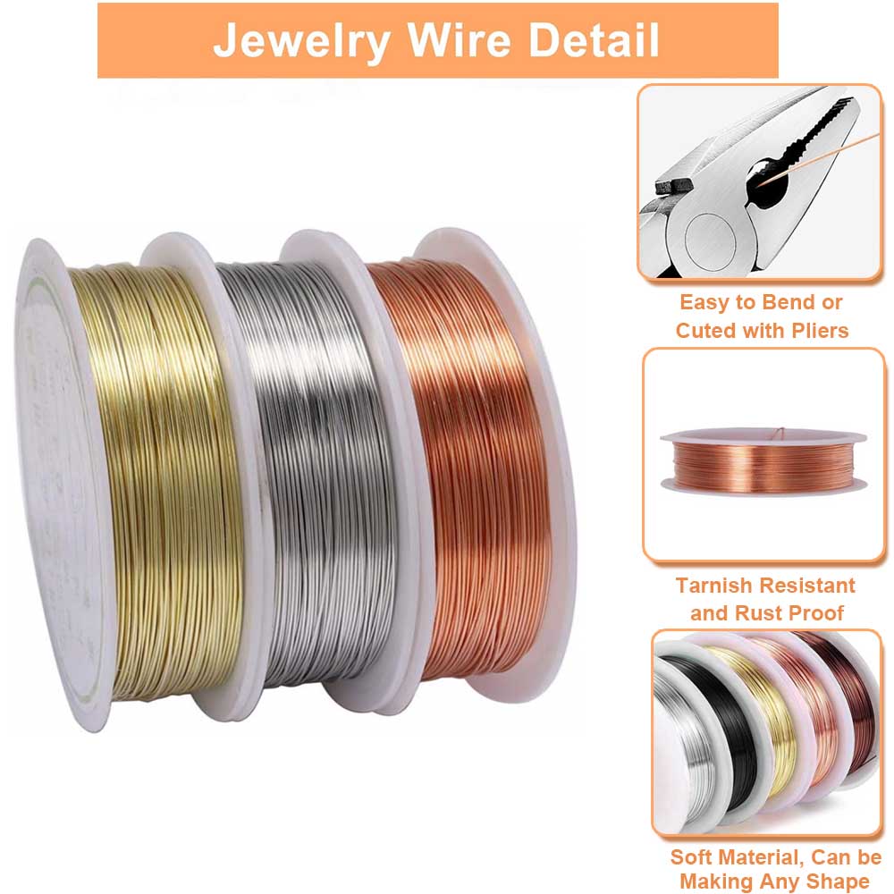 1pc 0.2-1mm Coppers Jewelry Wi - Jewelry Making With Copper Wire ulasan dan harga
