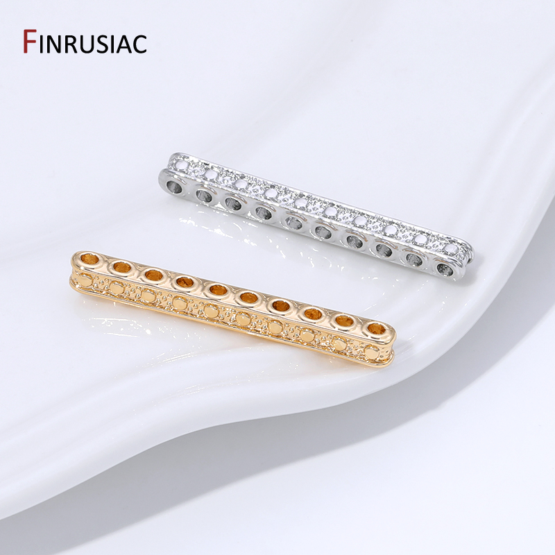 14K Gold Plated Brass Zircon B - Jewelry Making Equipment ulasan dan harga