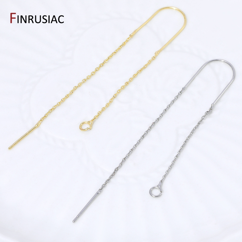 18K Gold Plated Brass Long Tas - Jewelry Making Essentials ulasan dan harga