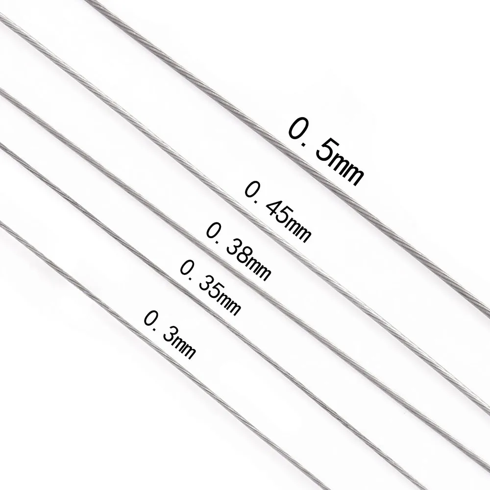 328 ft/100m 7 Strands Stainles - Jewelry Making Essentials ulasan dan harga