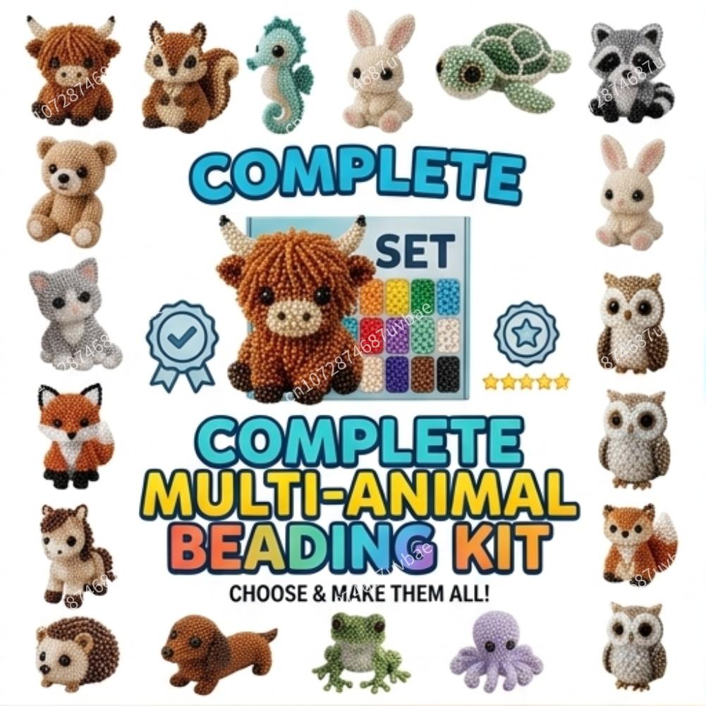 Educational DIY Animal Bead Se - Jewelry Making Kit For Kids ulasan dan harga