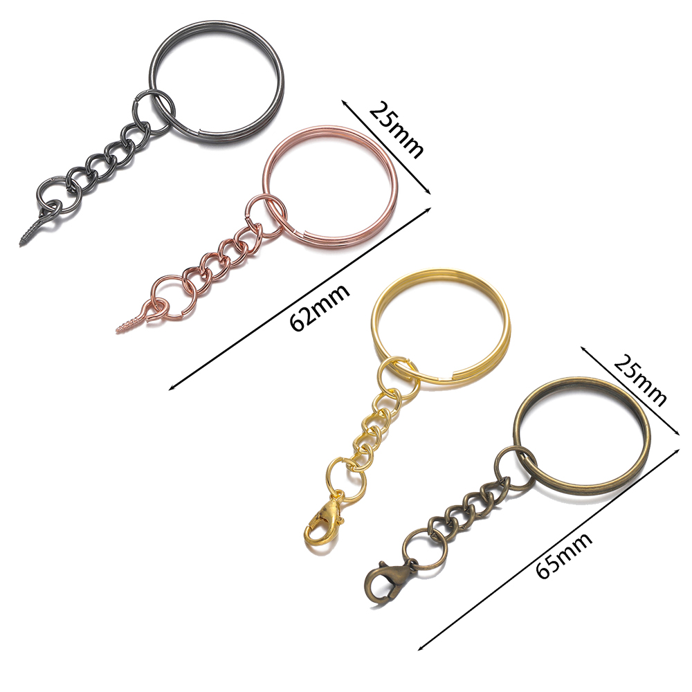 10pcs/Lot 25mm Screw Eye Pin K - Jewelry Making Essentials ulasan dan harga