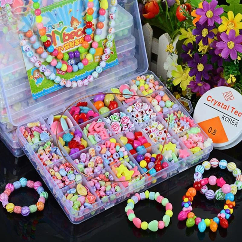 Girls DIY Bead Set Jewelry Mak - Jewelry Making Kit For Kids ulasan dan harga
