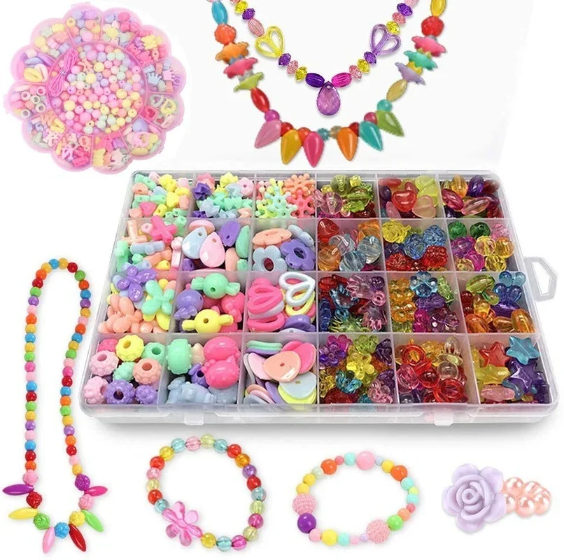 Girls DIY Bead Set Jewelry Mak - Jewelry Making Kit For Kids ulasan dan harga